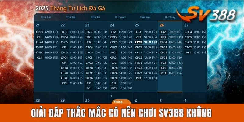Có Nên Chơi Sv388 Không? Góc Nhìn Chuyên Sâu Cho Anh Em  Giải đáp thắc mắc có nên chơi Sv388 không